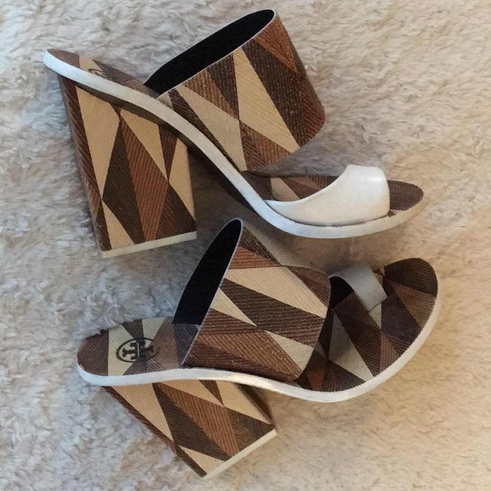 Tory Burch block heel sandals